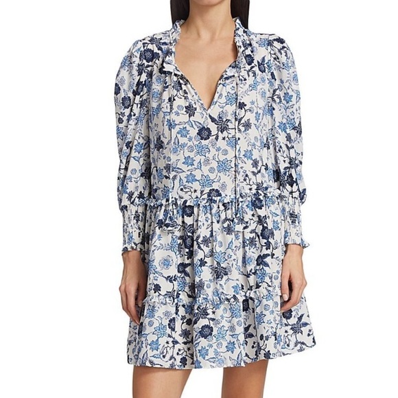 Misa Los Angeles Dresses & Skirts - 50% OFF SALE Misa Los Angeles Floral Long Sleeve Mini Dress